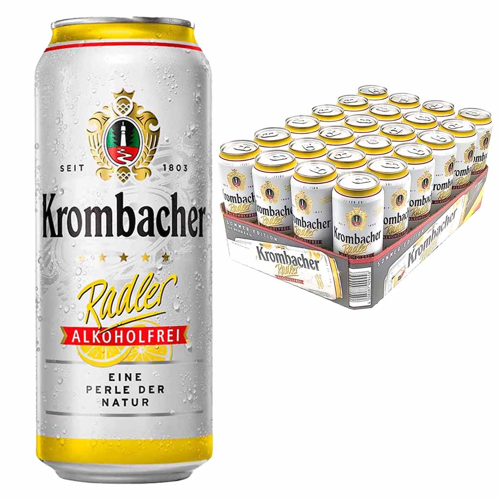 24 x Krombacher Radler Alkoholfrei 0,5 l 