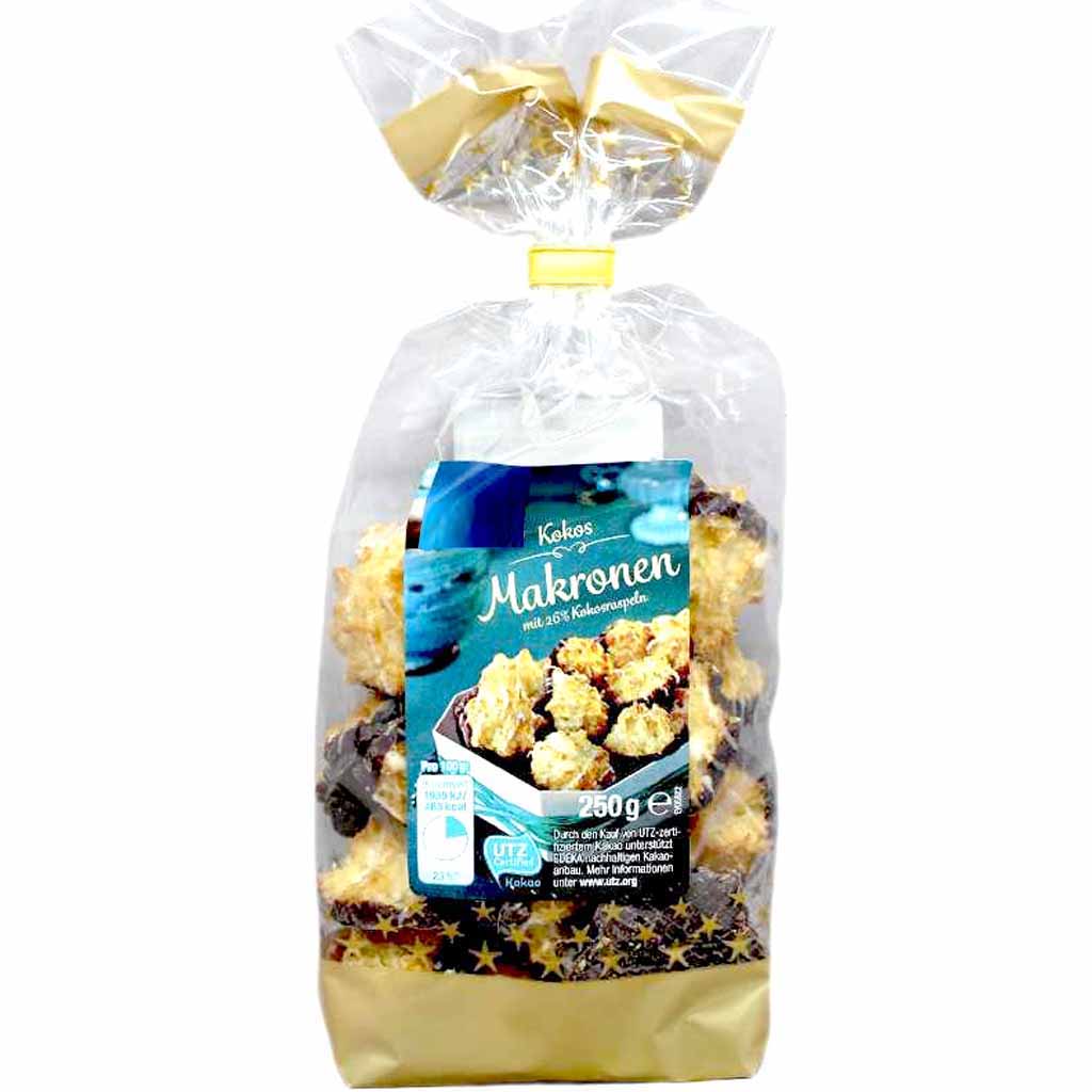 1kg Kokos Makronen (4x250g) MHD:12.4.20