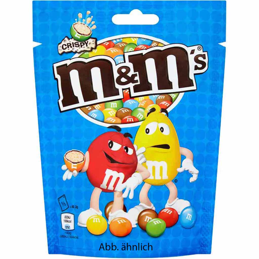 M&M's Crispy Beutel 213g