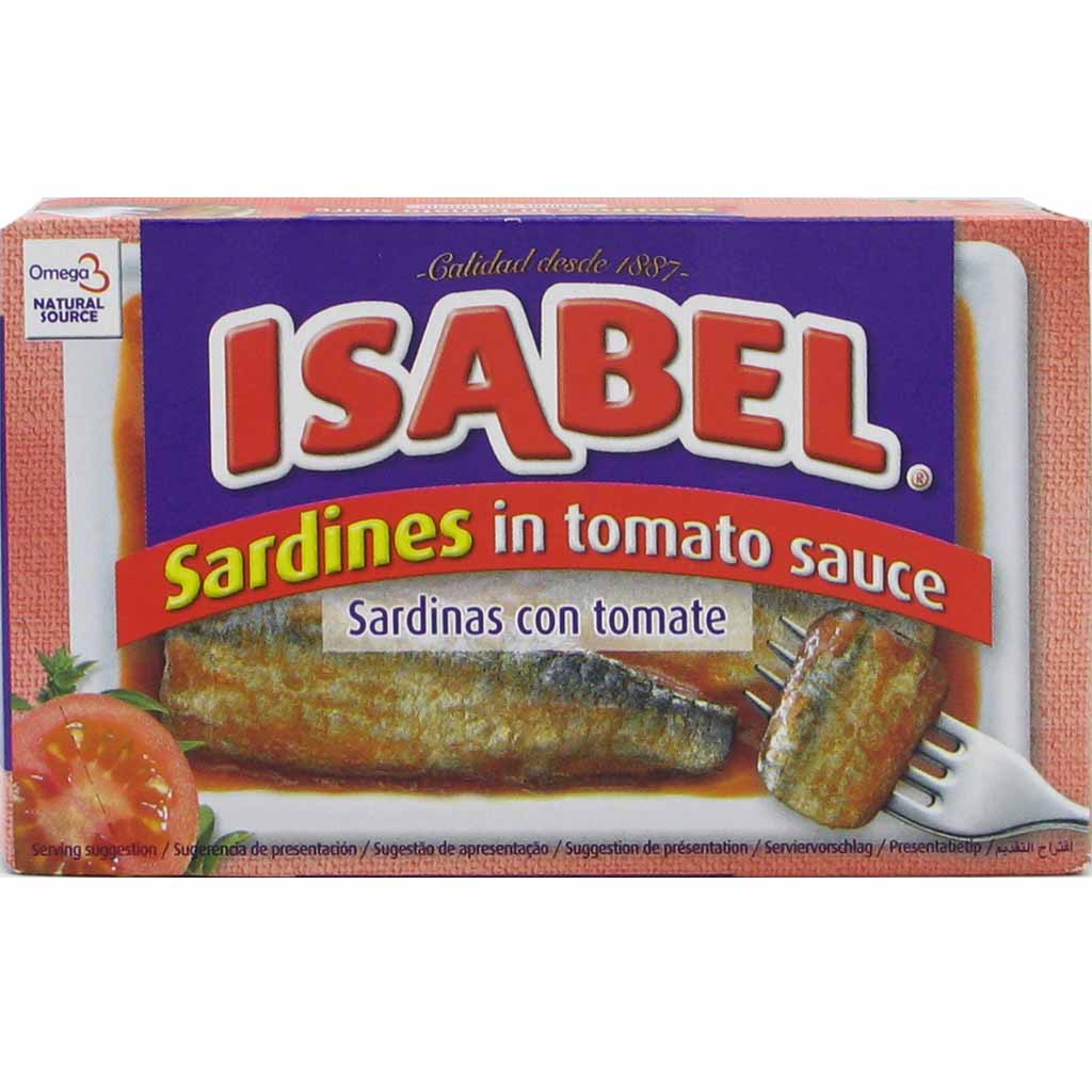 4x Isabel Sardinen in Tomatensauce á 115g=460g MHD:31.12.21