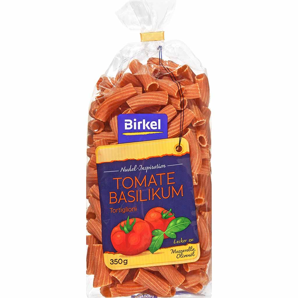 Birkel Nudeln Tomate Basilikum Hartweizen Tortiglioni 350g MHD:19.12.22