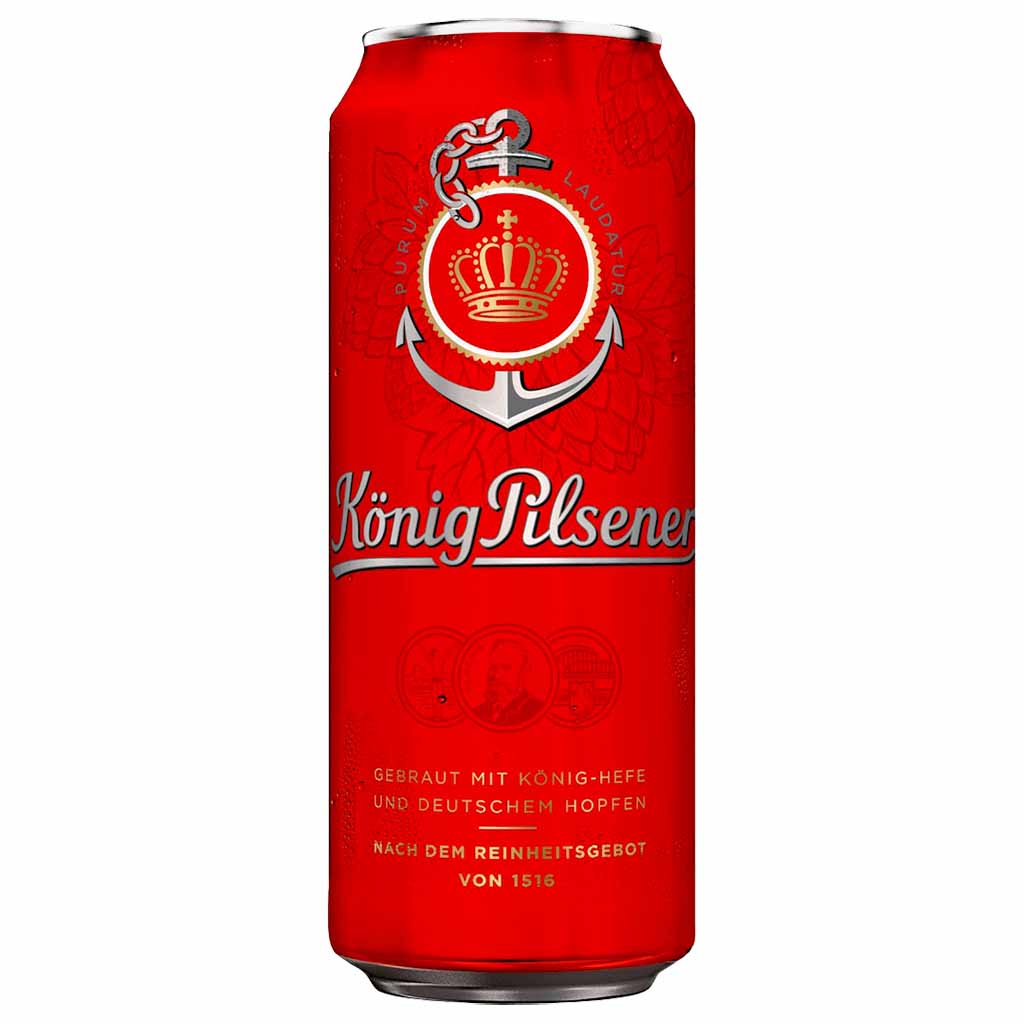 König Pilsener Bier je 0,5L Dose , 4100770059874
