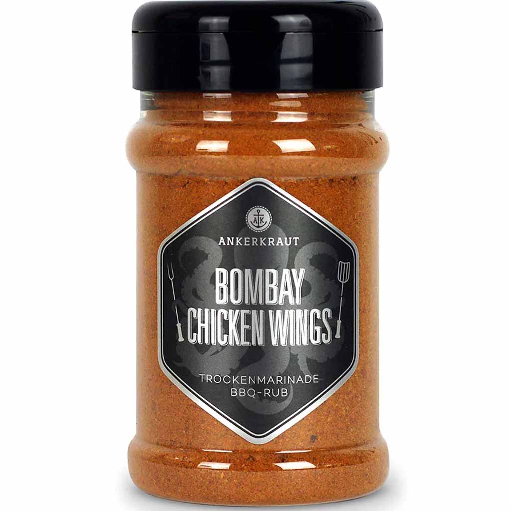 Ankerkraut Bombay Chicken Wings BBQ-Rub 230g MHD:21.2.25