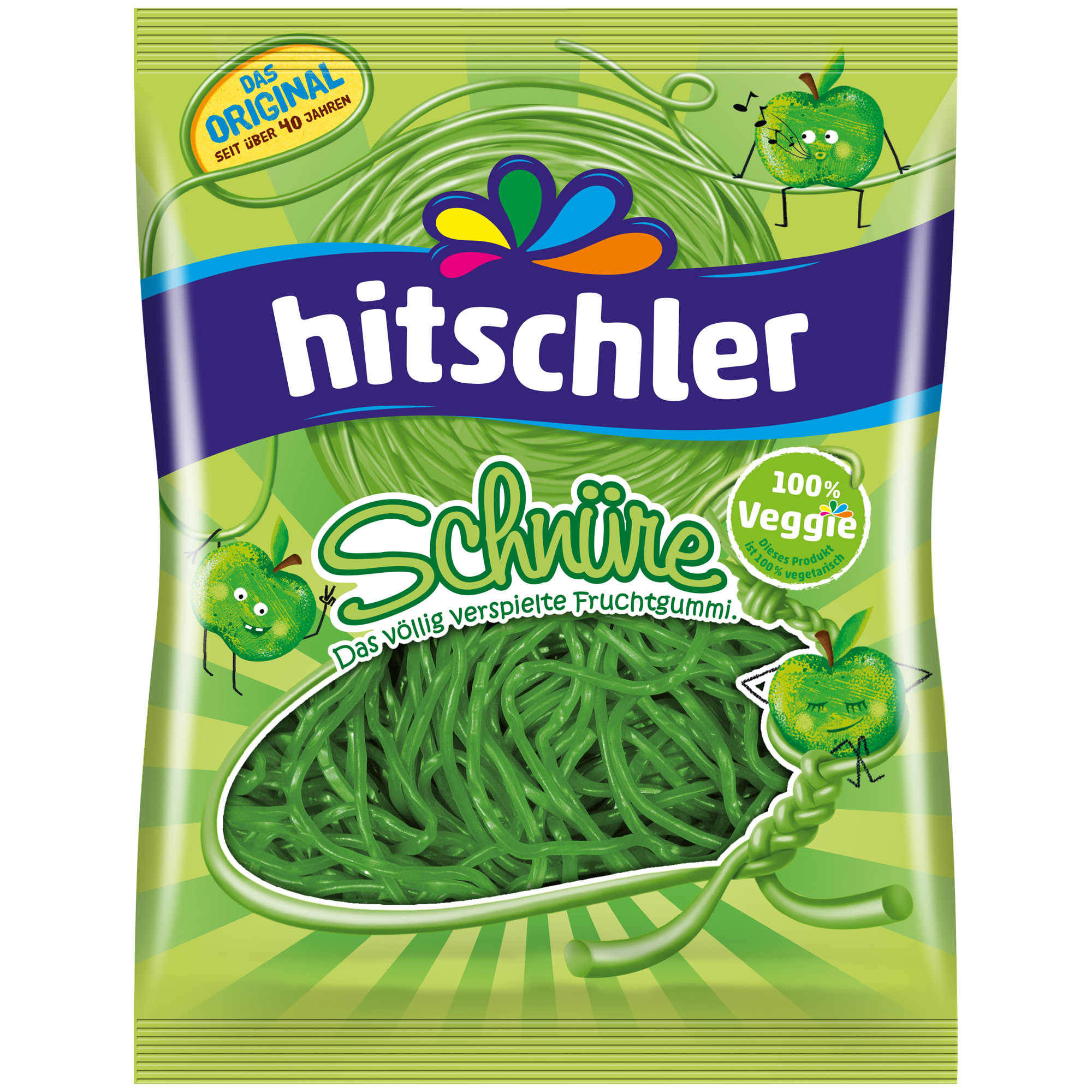 Hitschler Schnüre Apfel 125g MHD:30.9.25