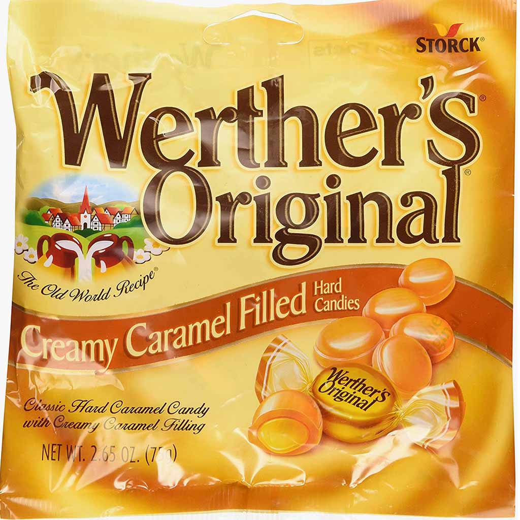 4x Werthers Original Karamell Creme á 75g=300g MHD:31.12.20