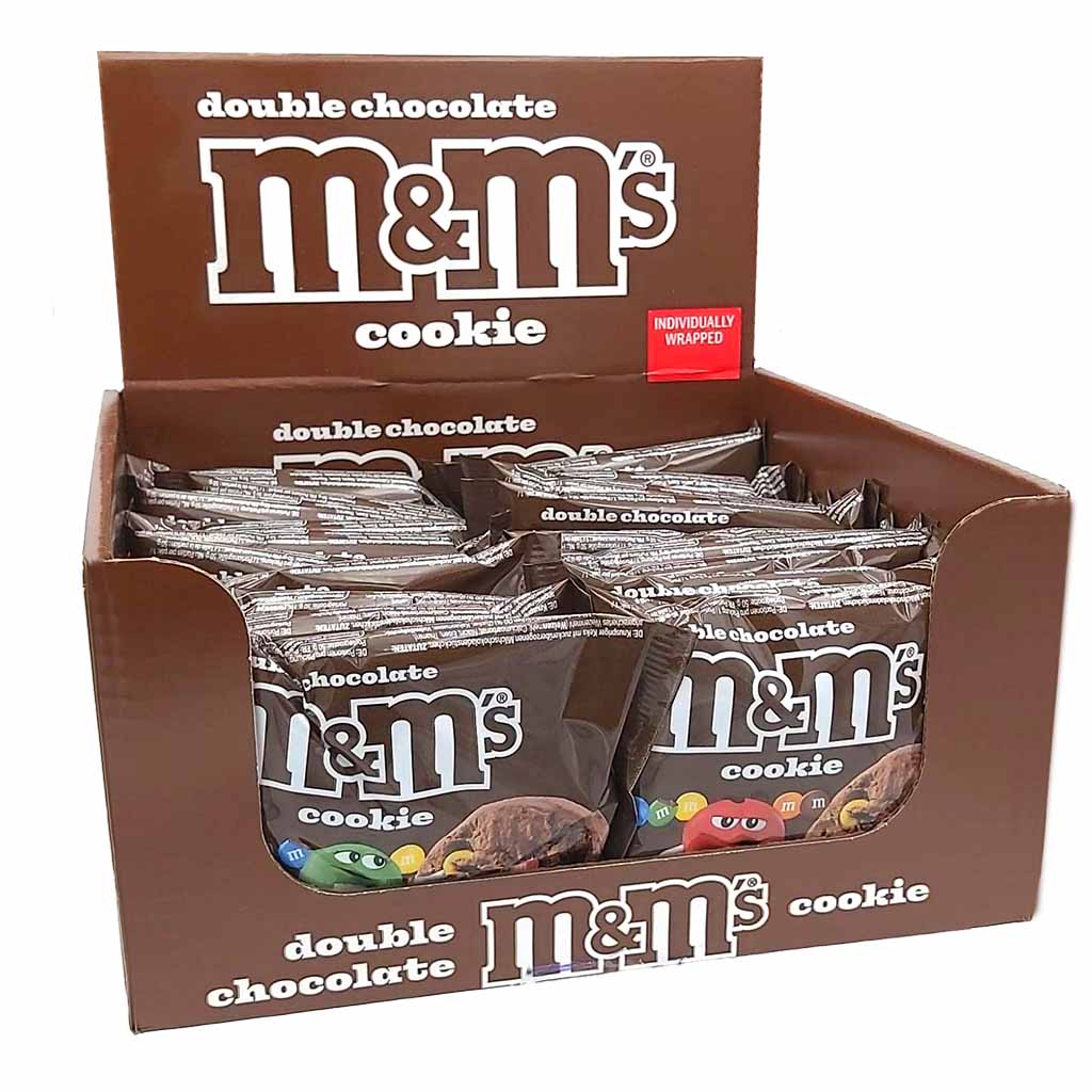 20x M&M’s Riesen Double Chocolate Cookie je 50g=1kg - 05056357912577