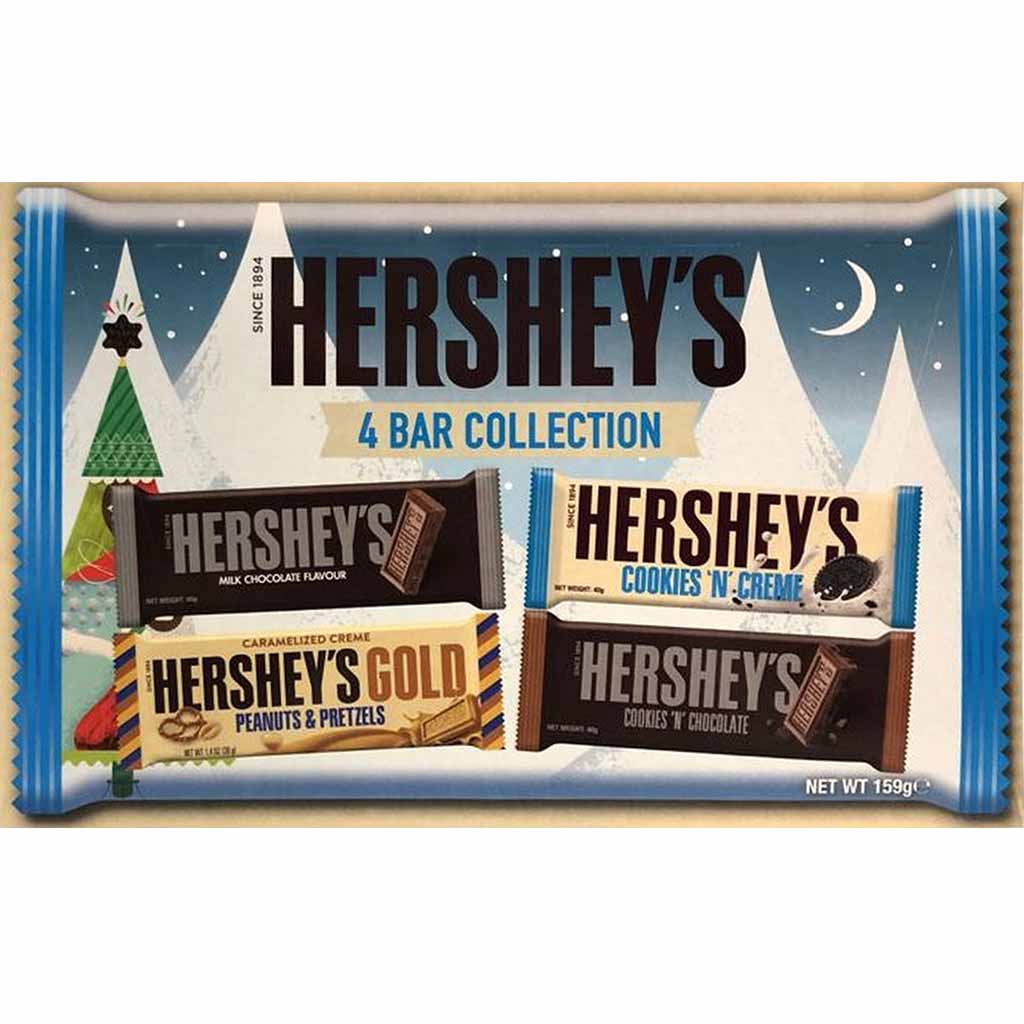 Hersheys 4 Bar Collection 4 Schokoladenriegel 159g MHD:1.6.21