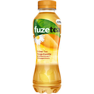 Fuze Tea Grüner Tee Mango Kamille 0,4 Liter Flasche zzgl. Einwegpfand MHD:31.12.24