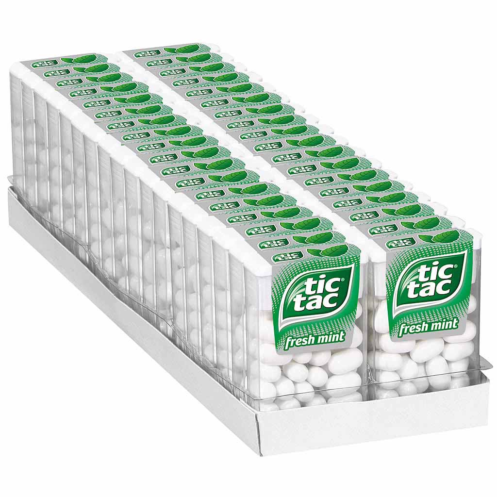 tic tac Fresh Mint 36x18g=648g MHD:17.9.25
