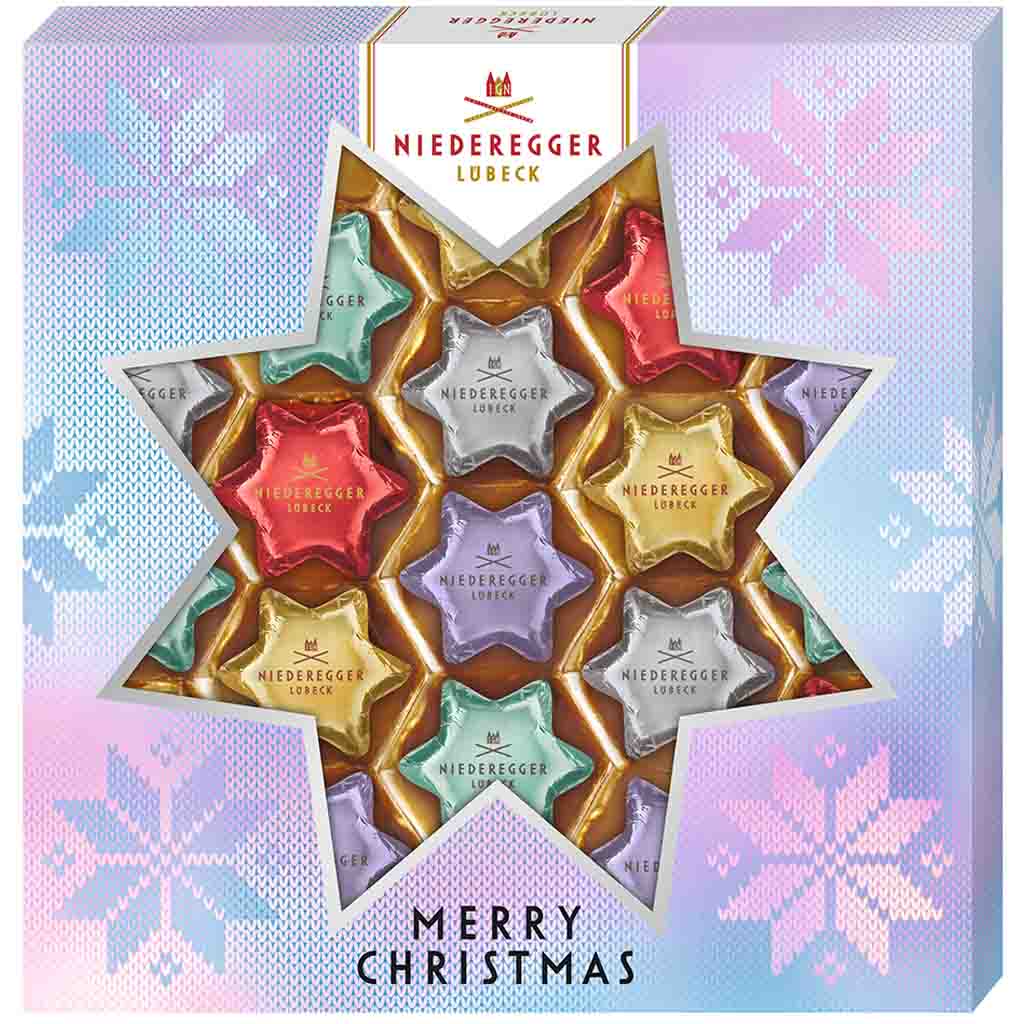 Niederegger Merry Christmas Sterne 250g MHD:26.5.24
