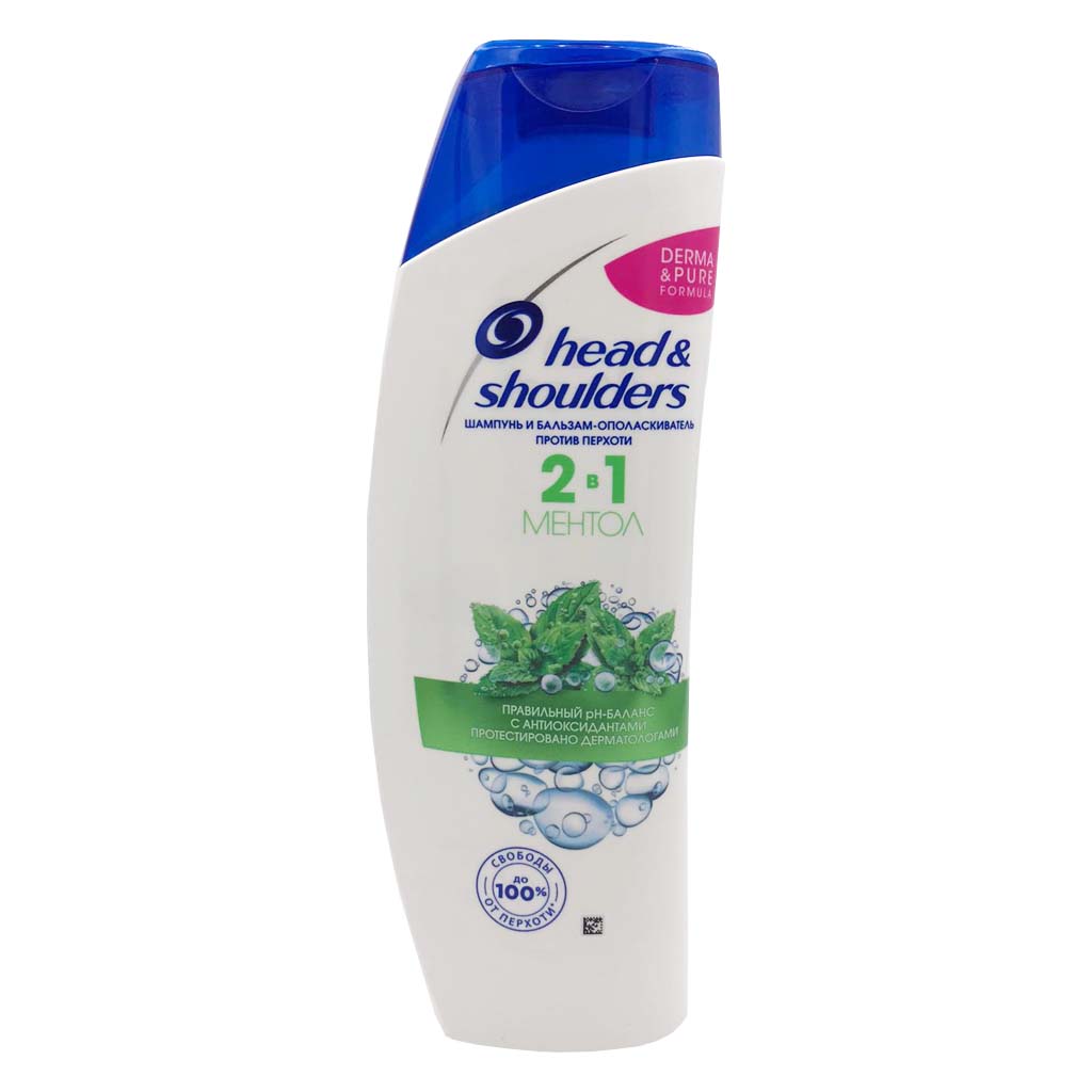 6x Head & Shoulders Menthol Fresh 2in1 Shampoo & Spülung á 400ml=2400ml