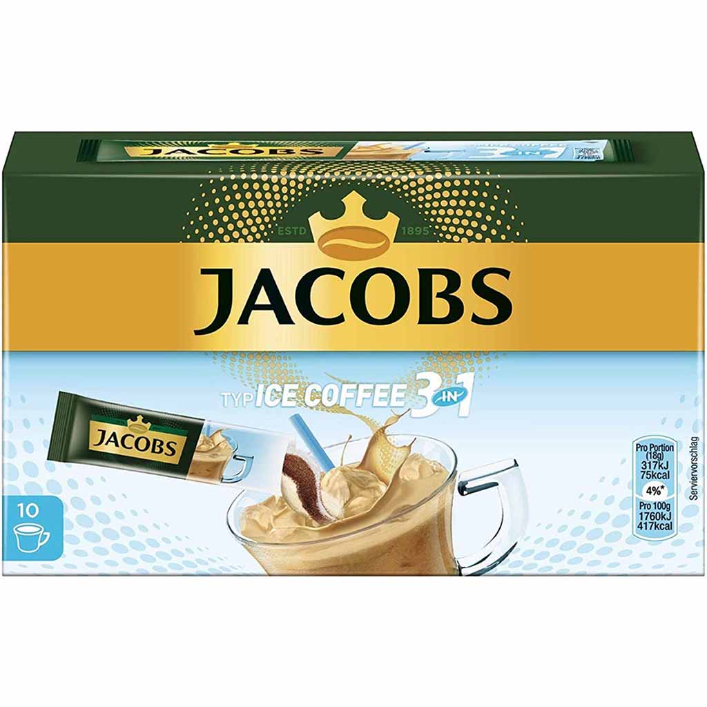 Jacobs Typ Ice Coffee 3in1 10x18g=180g MHD:2.11.23