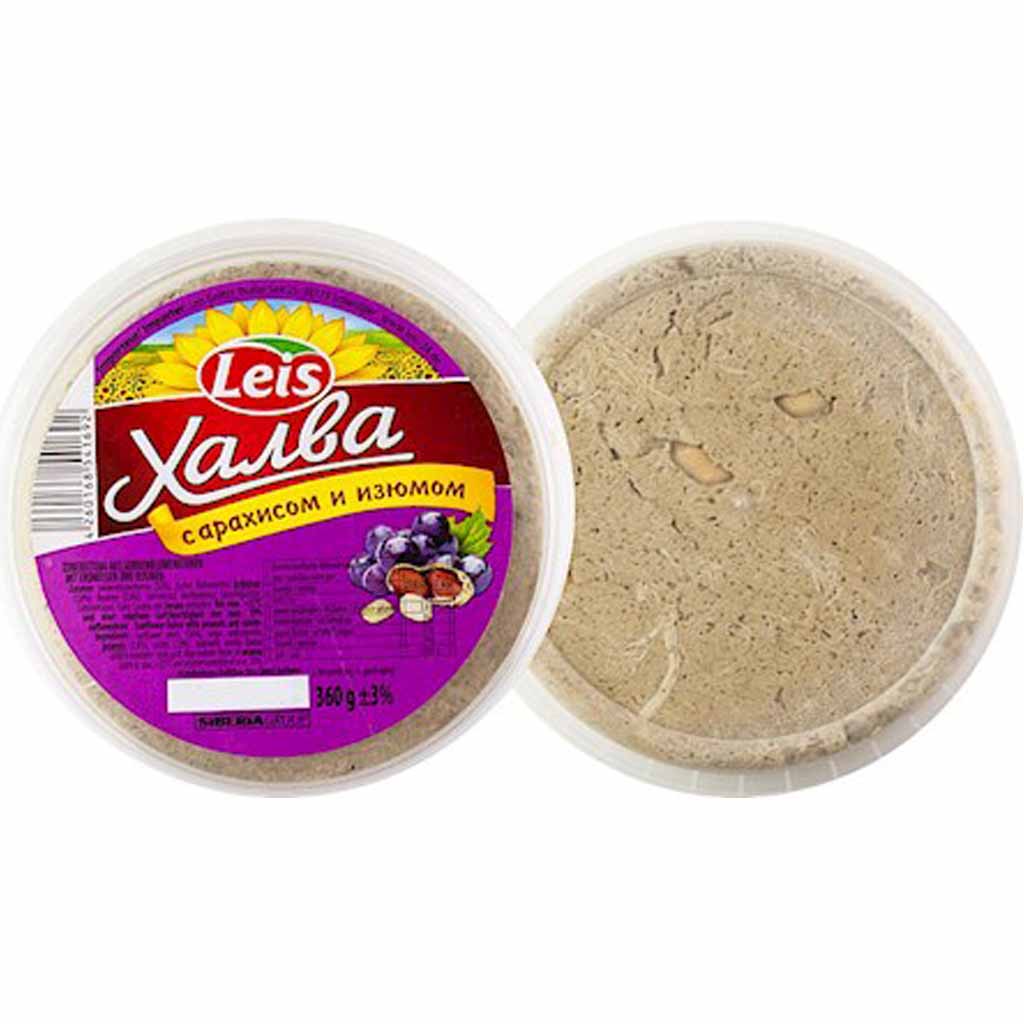 Leis Halwa aus Sonnenblumenkernen Erdnüssen Rosinen 360g MHD:7.10.22