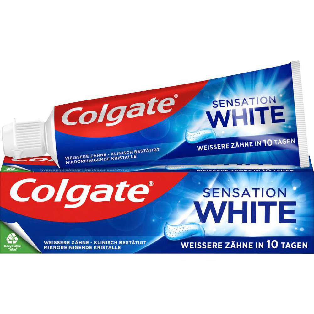 Colgate Zahncreme Sensation White 75ml MHD:30.4.25