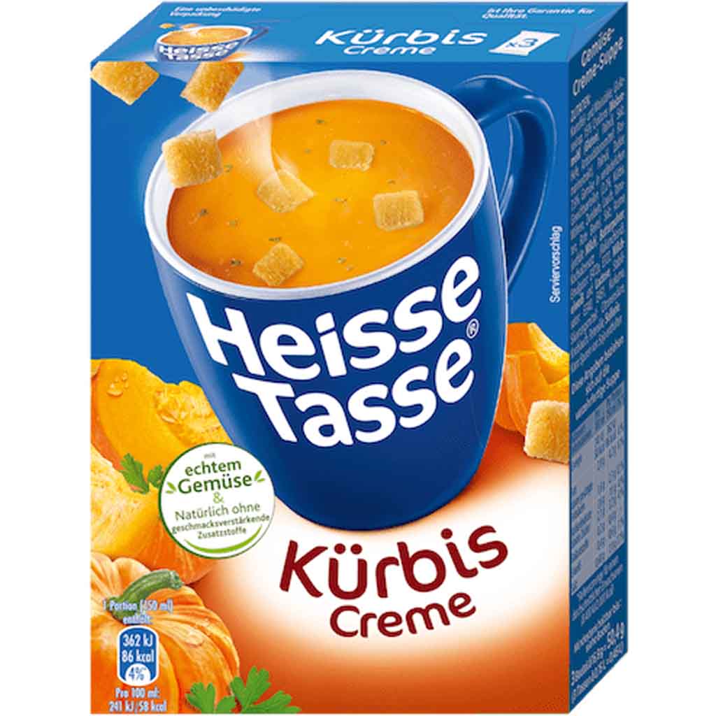 12x Erasco Heisse Tasse Kürbis Creme á 50,4g=604,8g MHD:28.6.25