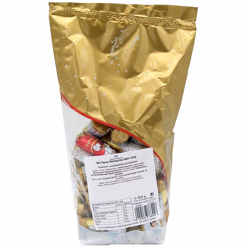 Lindt Weihnachten 86691 37026 Mini Figuren Mischung 500g