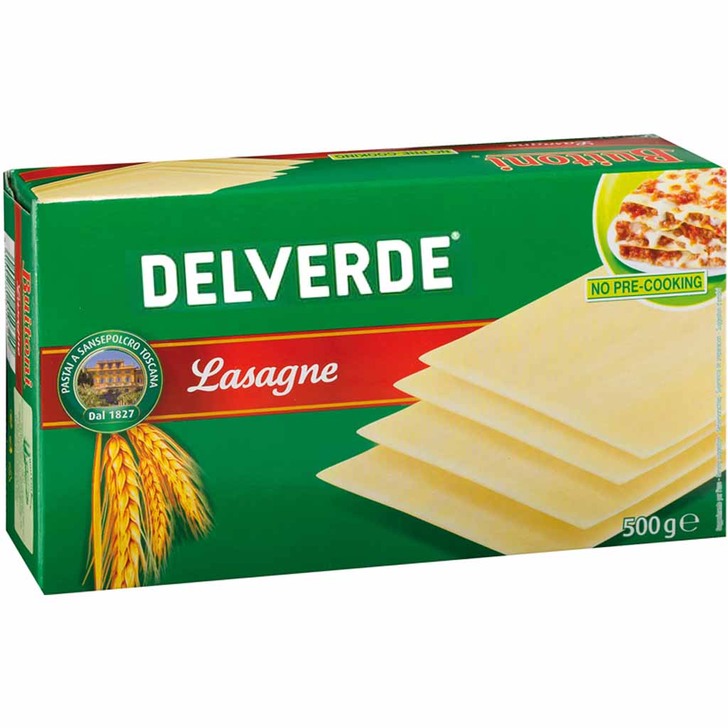 Delverde Buitoni Nudeln Lasagne 500g MHD:30.3.27