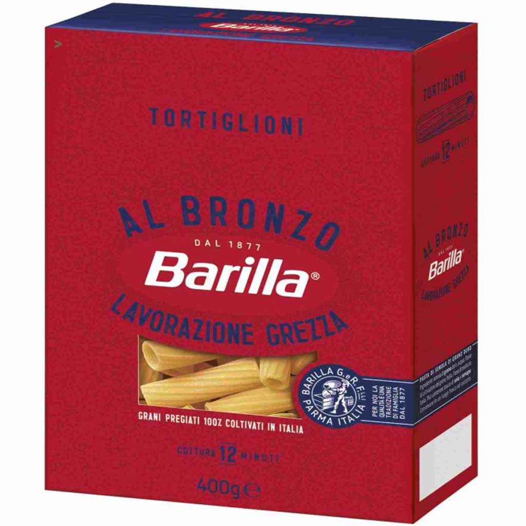 Barilla Nudeln al Bronzo Tortiglioni 400g MHD:1.12.26