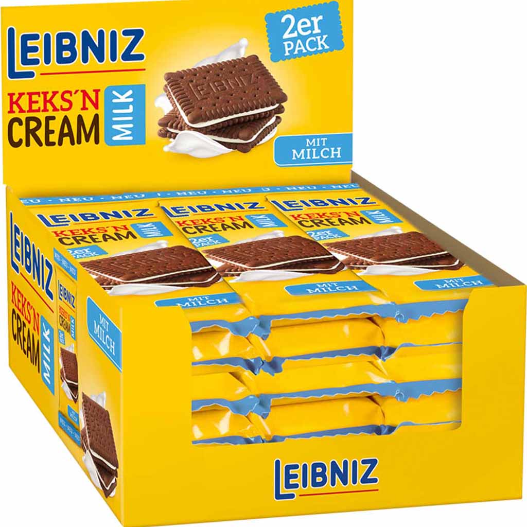 18x Leibniz Keks´n Cream Milk á 38g=684g MHD:1.6.25