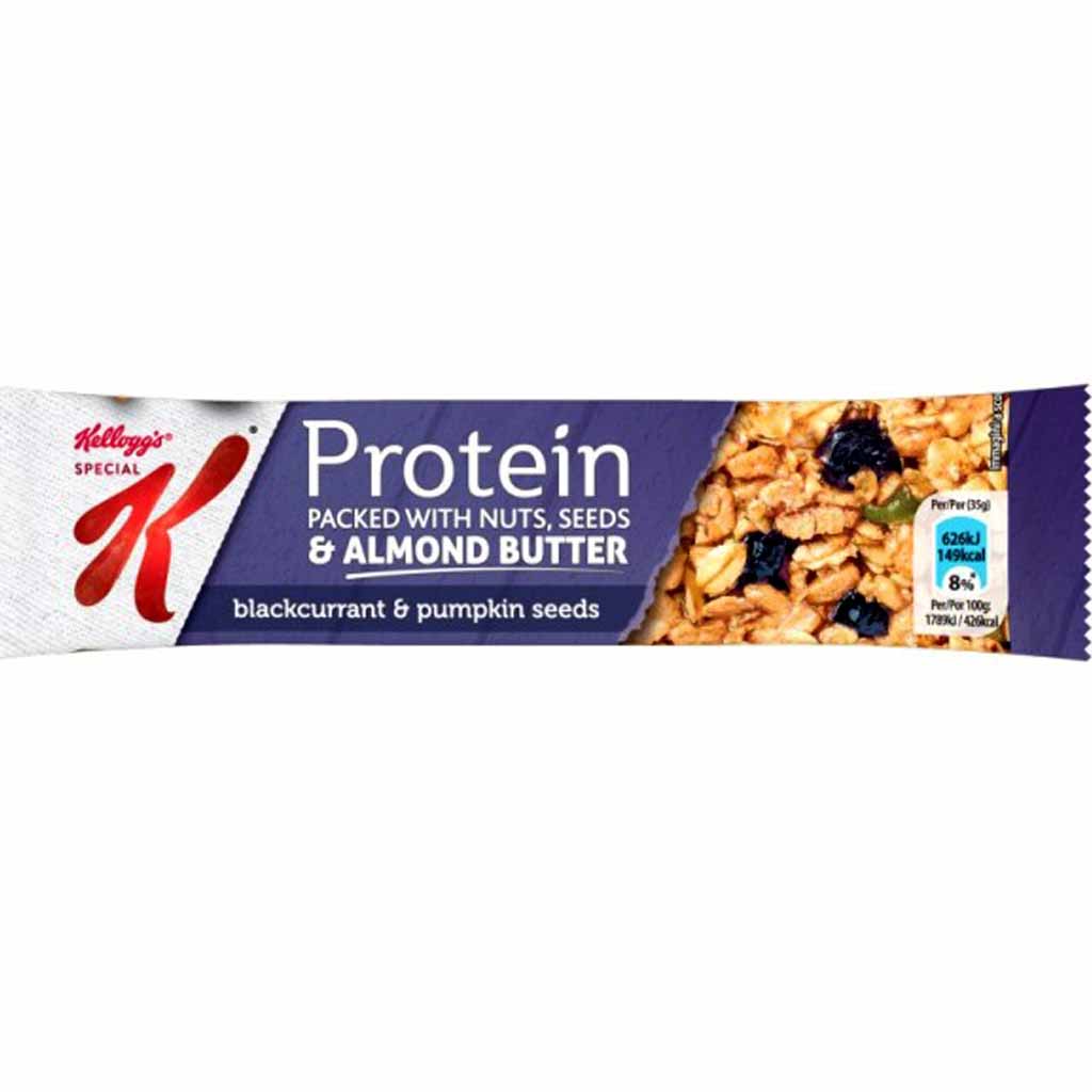 Kelloggs Special K Protein Riegel Blackcurrant (18x35g) 630g MHD:5.4.24