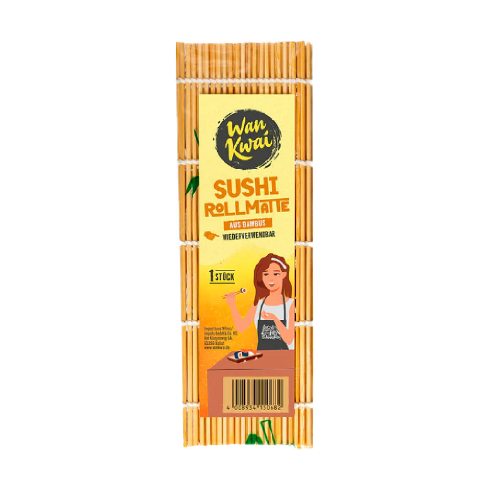 Wan Kwai Sushi Roll Matte aus Bambus 1 Stück MHD:30.3.25