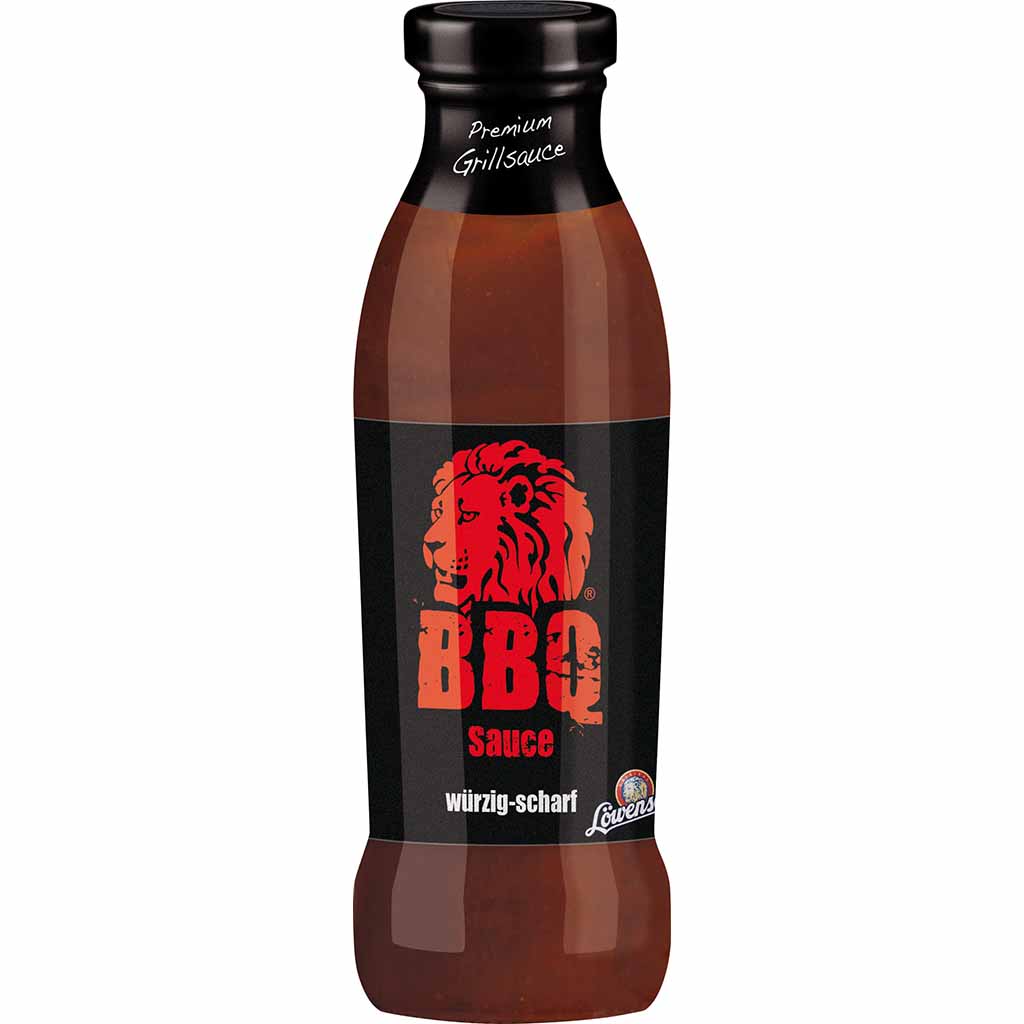 Löwensenf BBQ Sauce würzig-scharf 230ml MHD:12.7.21
