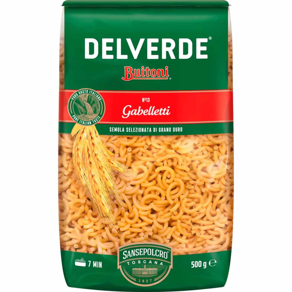 Delverde Buitoni Nudeln Gabelletti 500g MHD:30.7.27