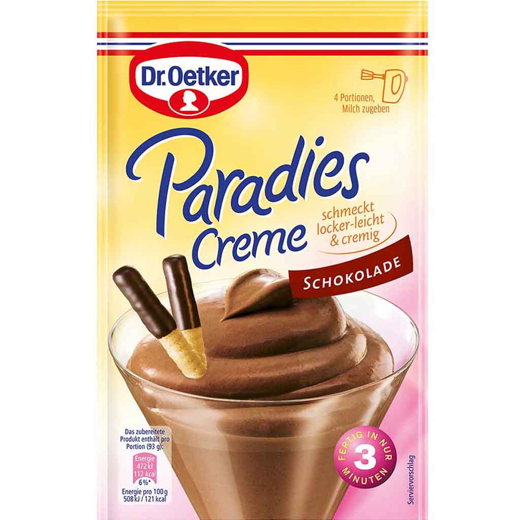 Dr.Oetker Paradies Creme Schokolade 74g MHD:30.5.25