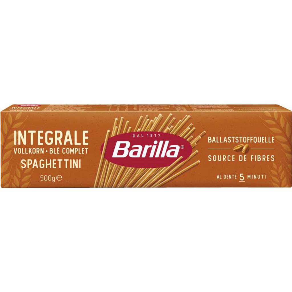 Barilla Integrale Spaghettini Vollkorn 500g - Spagetti