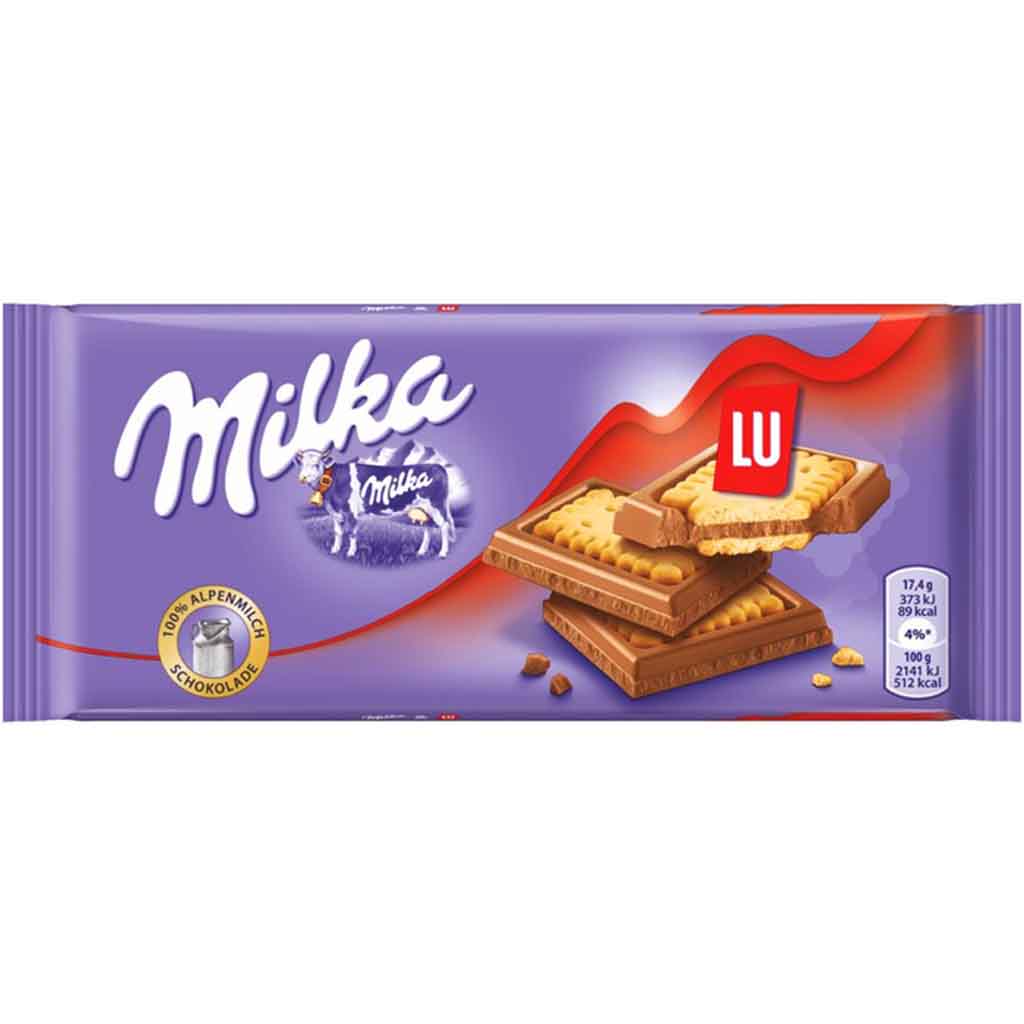 5x MILKA Tafel LU Schokolade á 87g=435g MHD:6.5.21