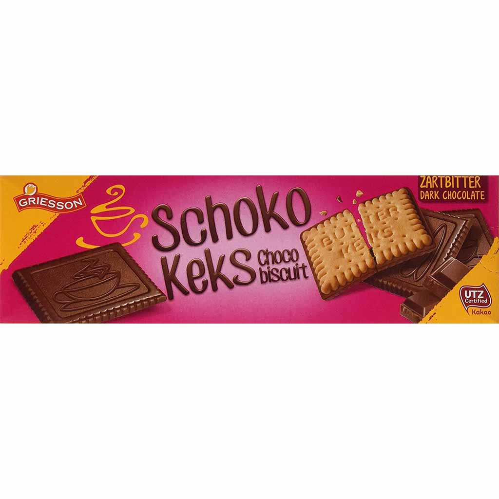 Griesson Schoko Keks Zartbitter 125g MHD:1.9.24