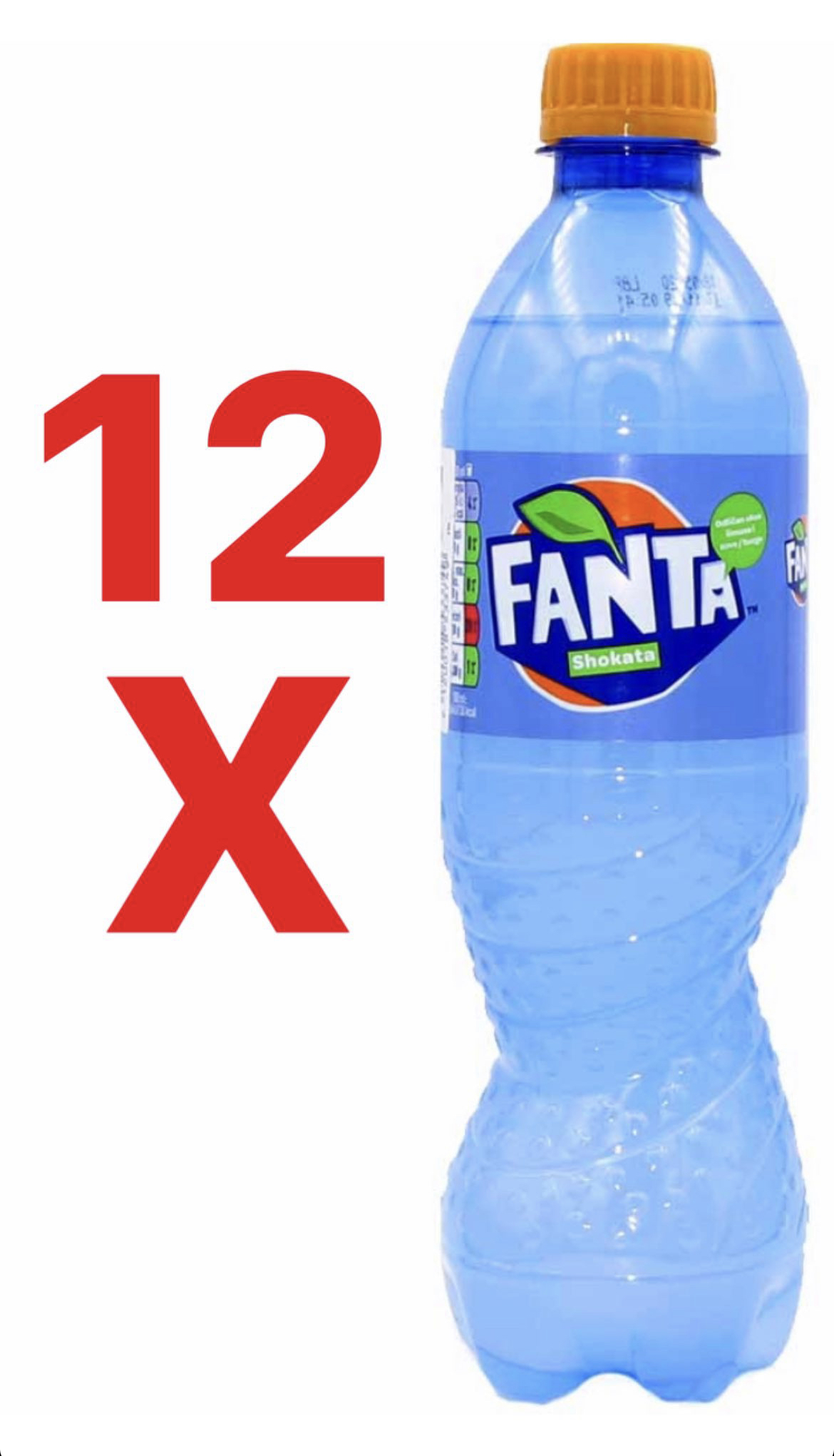 12x 500ml  Fanta Shokata  zzgl. EINWEGPFAND MHD:21.3.22