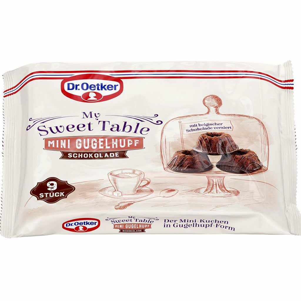 Dr.Oetker My sweet Table Mini Gugelhupf Schokolade 135g MHD:17.1.24