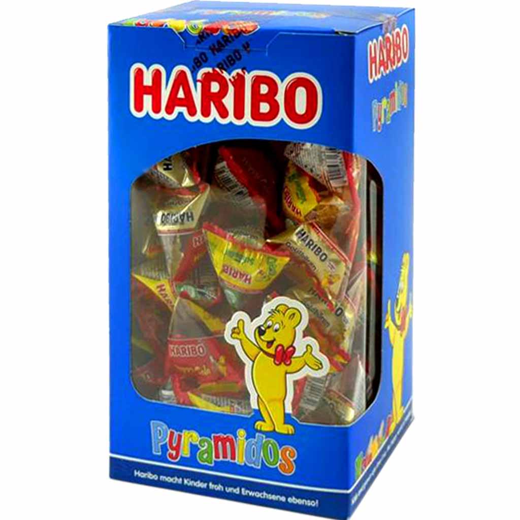 Haribo 75x Pyramidos Fruchtgummi 750g MHD:30.11.20