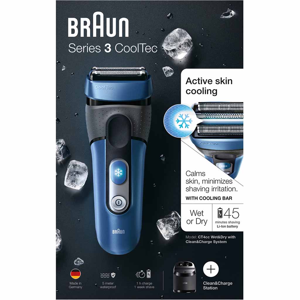 Braun Series 3 CoolTec Model: CT4cc Wet & Dry
