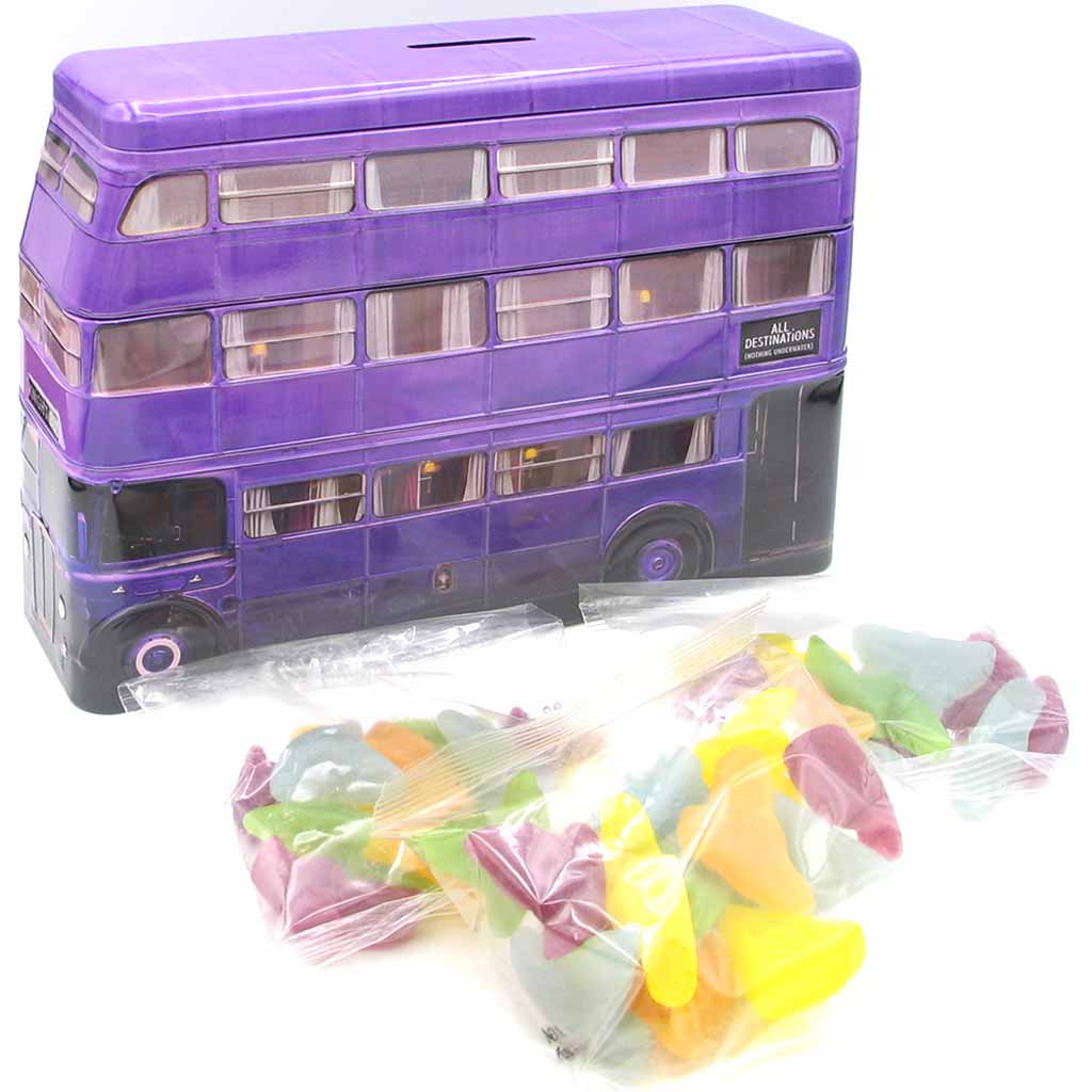 Harry Potter Knight Bus mit Fruchtgummi 112g MHD:20.8.21
