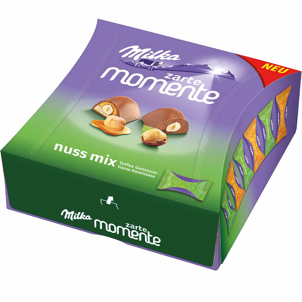 Milka Zarte Momente Nuss Mix 169g MHD:23.12.21