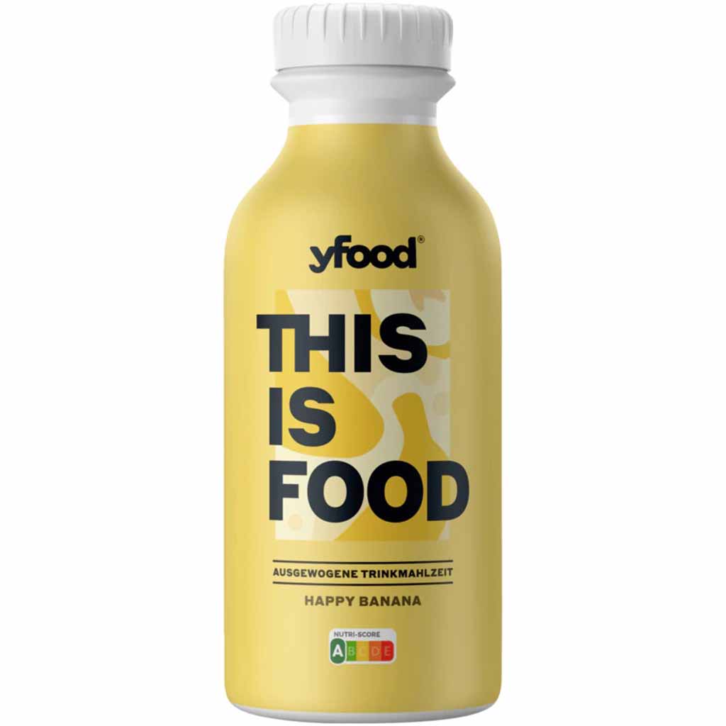 6x yFood Trinkmahlzeit Happy Banana á 500ml=3L MHD:13.3.25