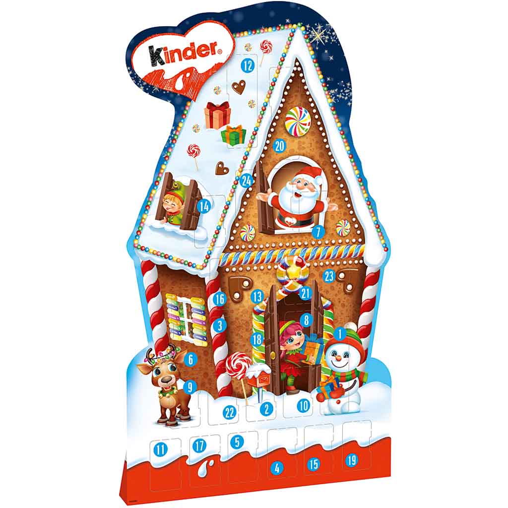 kinder Mix Adventskalender Weihnachtsmann 210g MHD:20.4.22