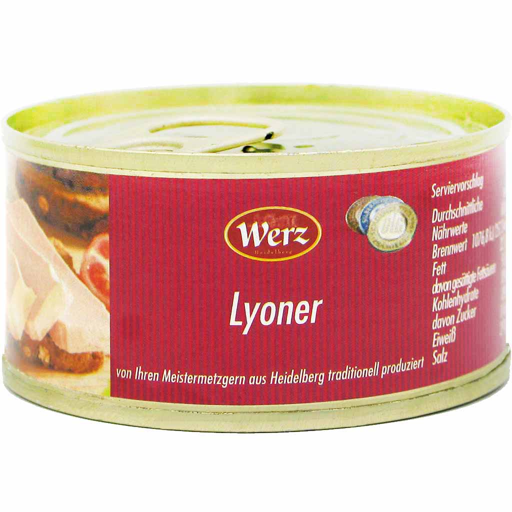 Werz Hausmacher Dosenwurst Lyoner 125g
