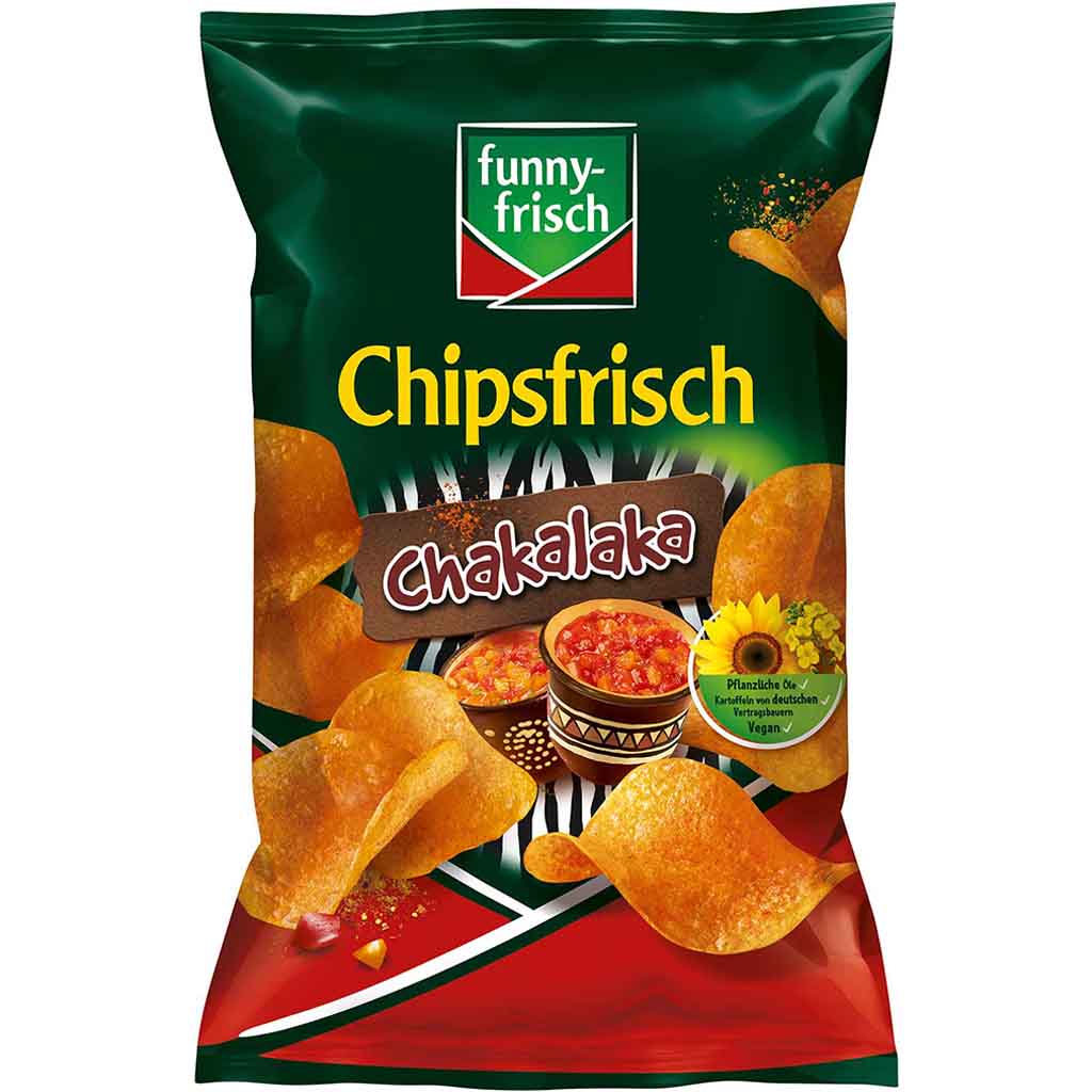 funny frisch Chipsfrisch Chakalaka 150g MHD:16.12.24