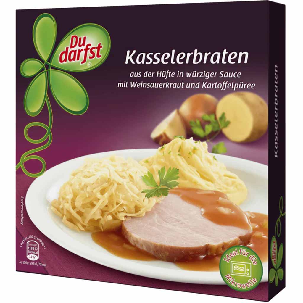 Du darfst Fertiggericht Kasselerbraten 400g MHD:5.11.25