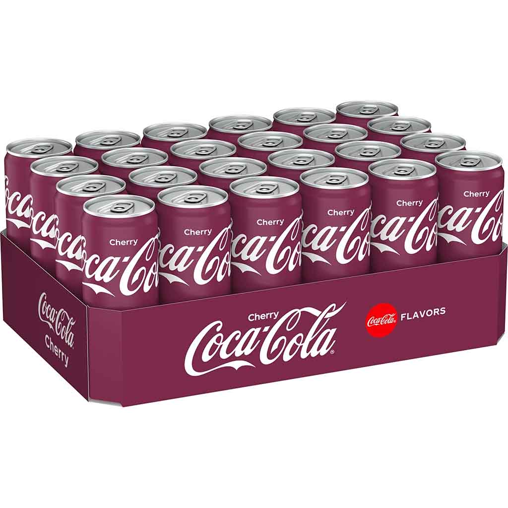 24x Coca Cola Cherry DOSE á 330ml=7,92L MHD:30.8.25