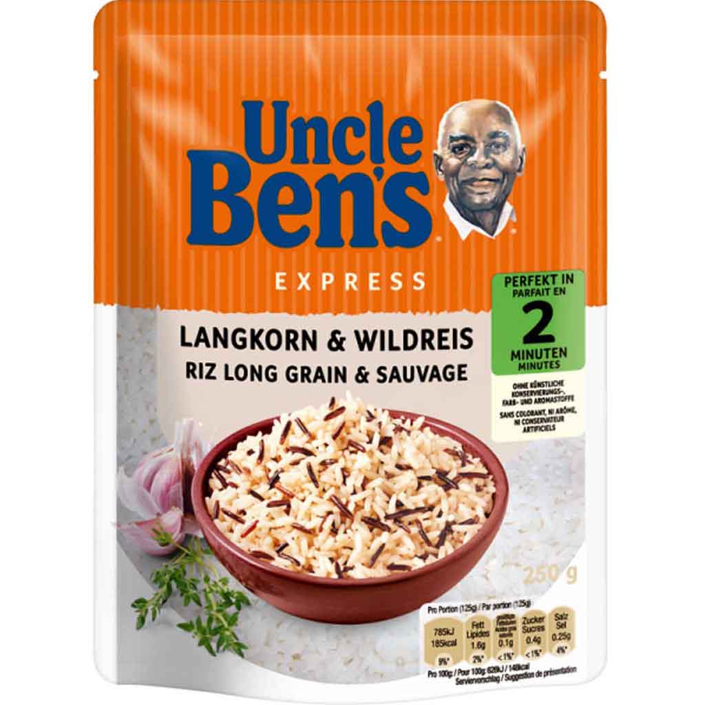 6x Bens Original Express Langkorn & Wildreis á 250g=1,5kg MHD:28.6.22