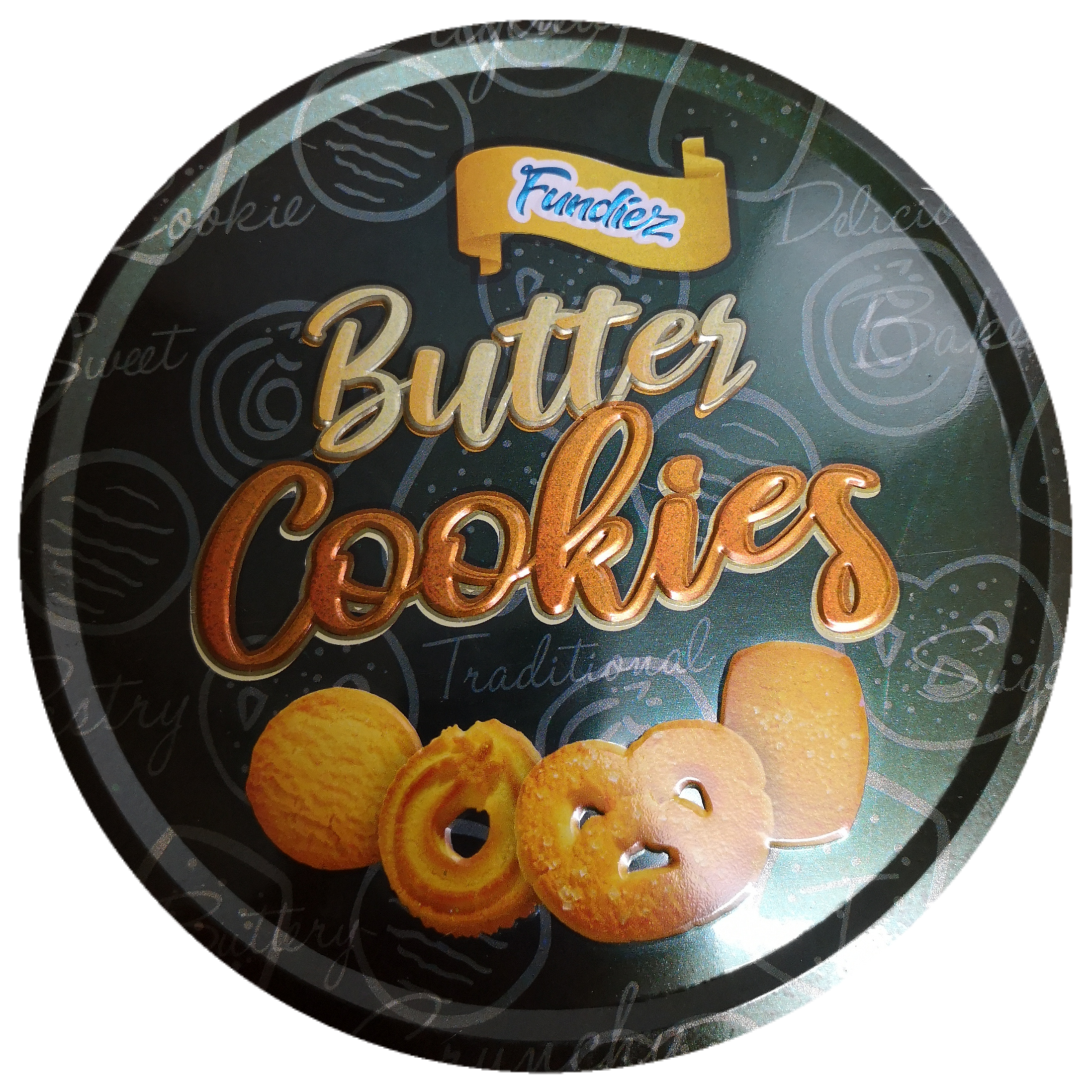 Fundiez Butter Cookies in Deko Blechdose 340g MHD:2.3.22