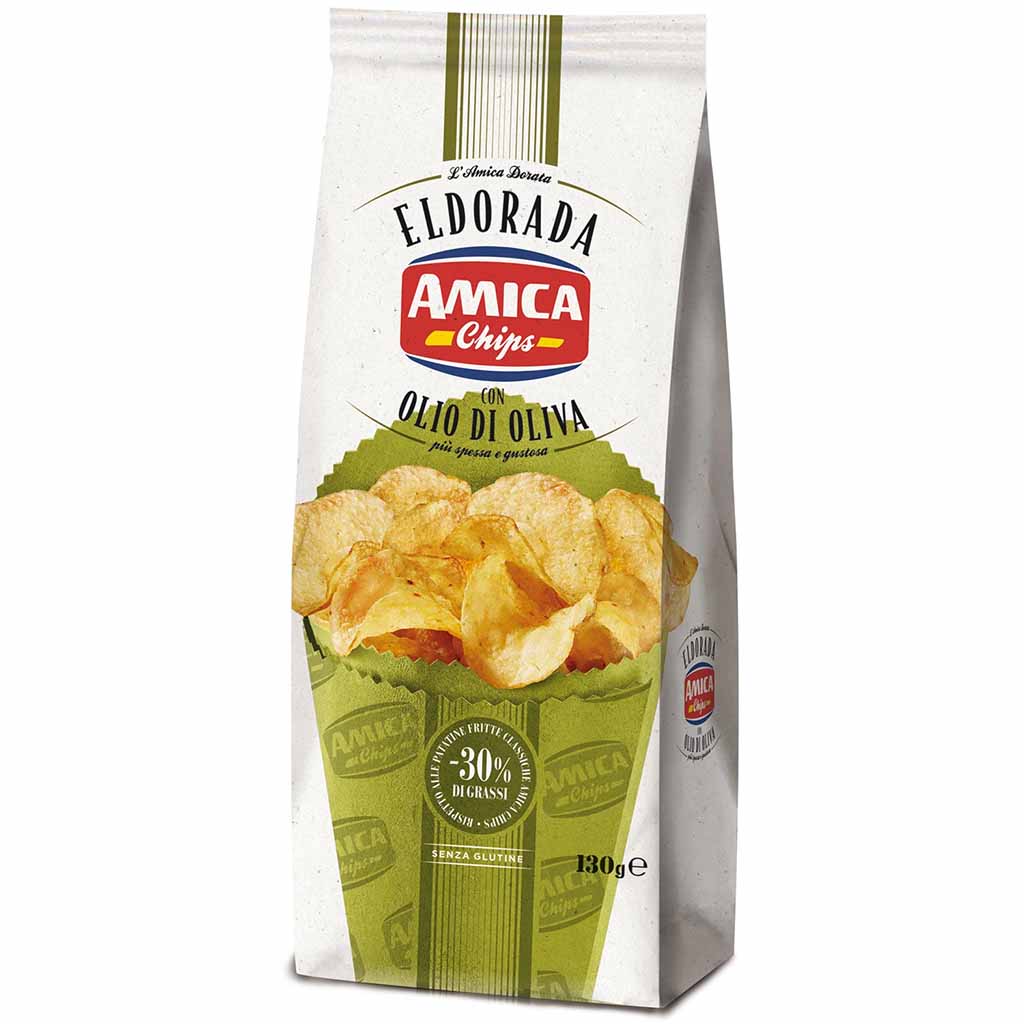 Amica Chips Eldorada Olio di Oliva 130g MHD:16.12.24