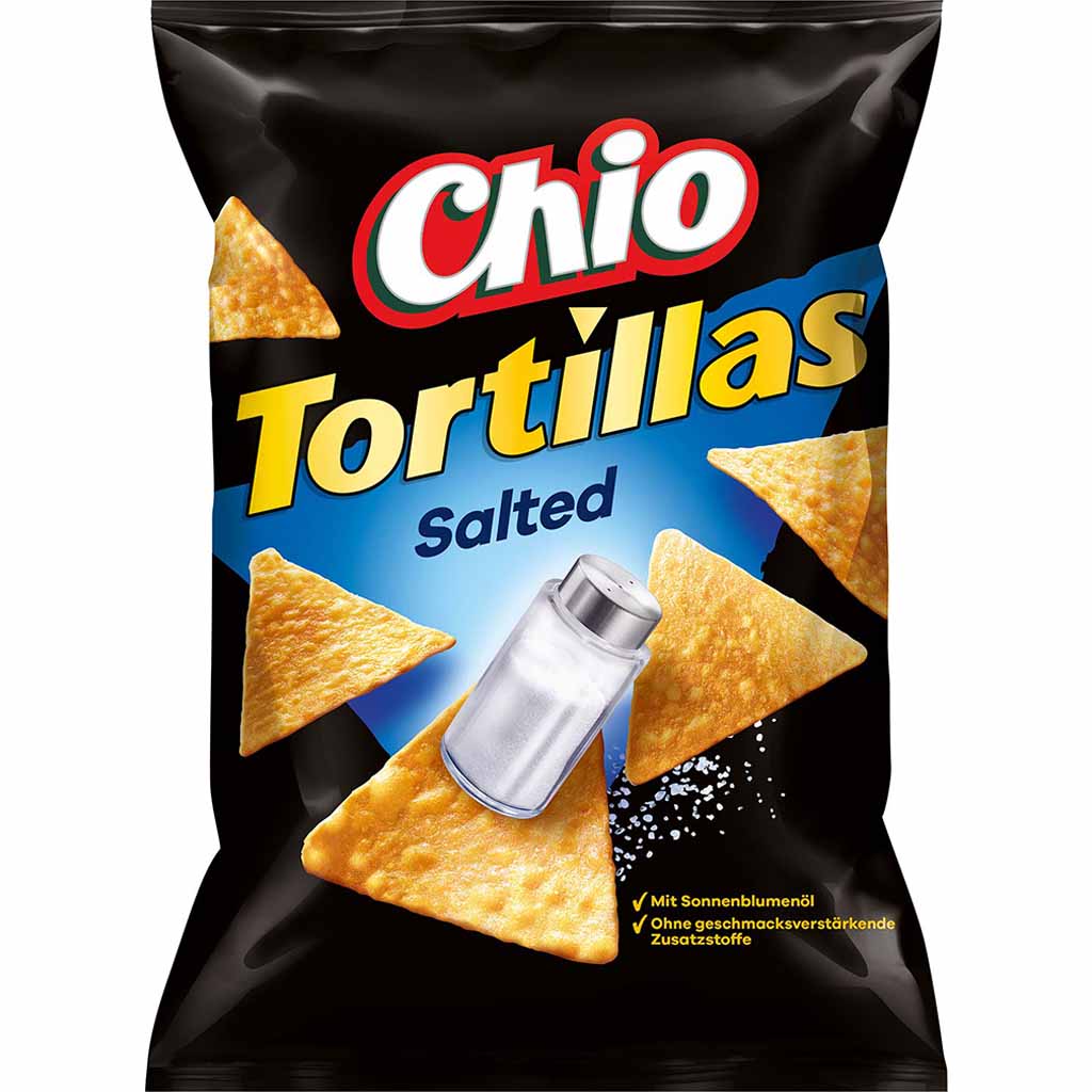 Chio Tortillas Salted 125g MHD:22.8.22