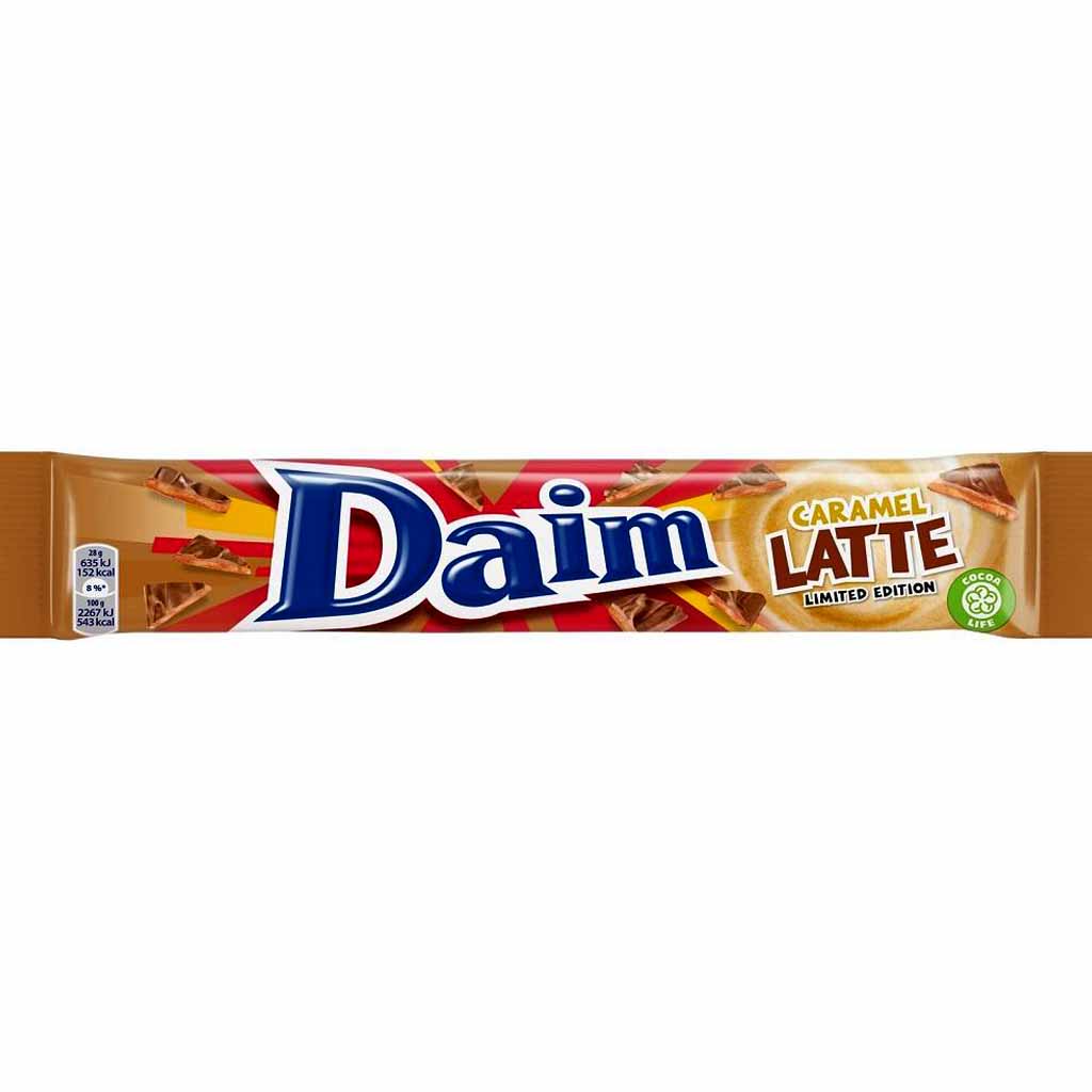 Daim Doppelriegel Caramel Latte 56g MHD:5.1.22