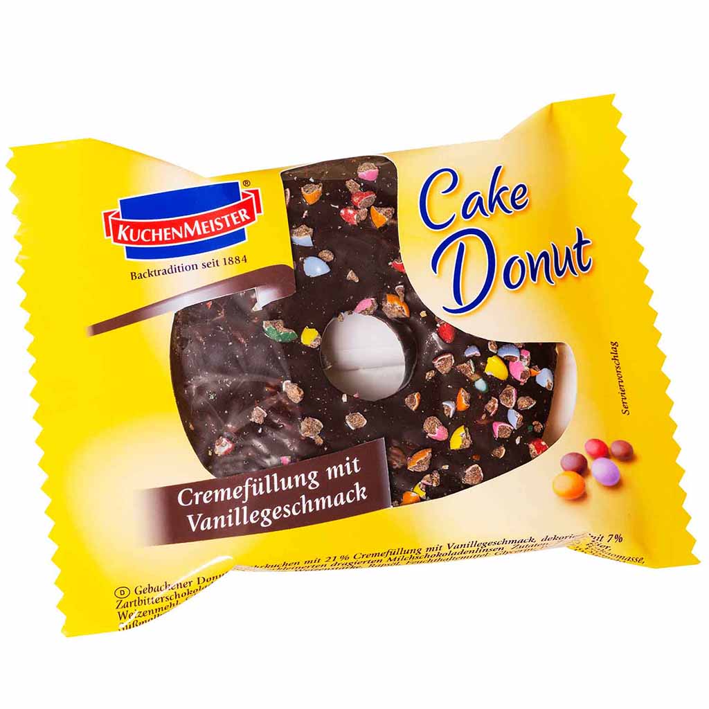 16x Kuchenmeister Cake Donut Vanille á 70g=1120g MHD:8.11.21