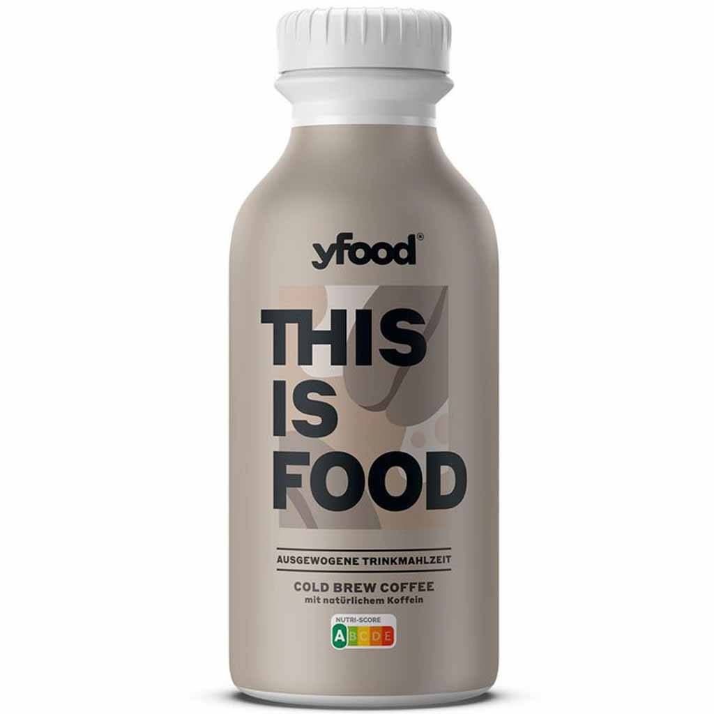 6x yFood Trinkmahlzeit Cold Brew Coffee á 500ml=3L MHD:18.4.25